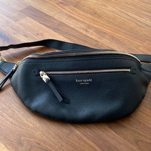 Kate Spade leather belt, bum bag